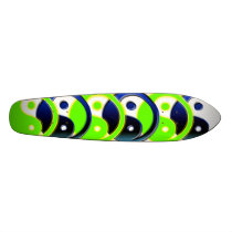 Yin Yang Repeater Skateboard by DeadSkullSkateboards Yin Yang Repeater Skateboard