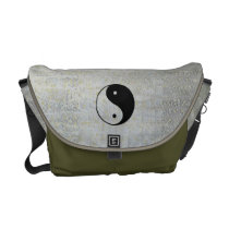 Yin Yang Rickshaw Messenger Bag