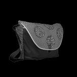 Yin Yang rickshaw messenger bags