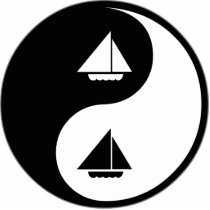 Yin Yang Sailing photo sculptures by whatitis Yin Yang Sailing photo sculptures