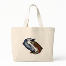 Yin Yang Salmon Fish Bag