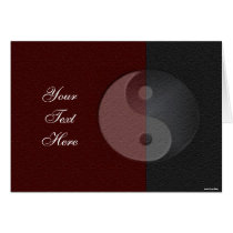 Yin Yang Sandstone Card by BuddhanGreetingCards Yin Yang Sandstone Card