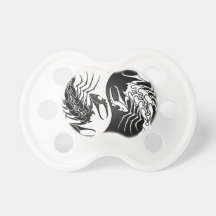 Yin Yang Scorpions Pacifier