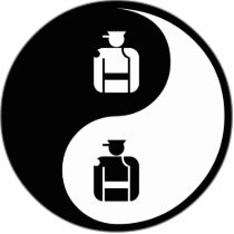 Yin Yang Security photo sculptures