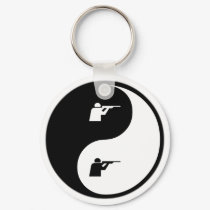 Yin Yang Shooting keychains