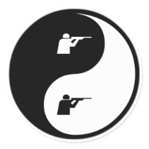 Yin Yang Shooting stickers