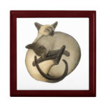 Yin Yang Siamese Cats Gift Box