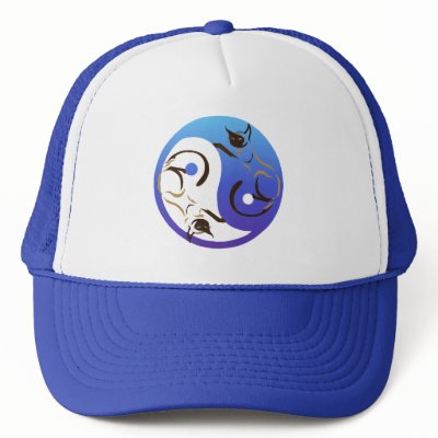 Yin Yang Siamese Cats Hat by MoreCats
