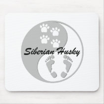 yin yang siberian husky mousepads by zendogboutique yin yang siberian husky mousepads