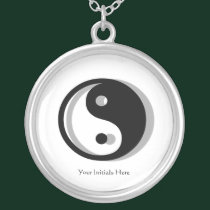 Yin Yang Silhouette Necklace necklaces