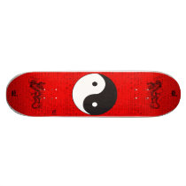 Yin-Yang Skate Board