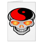 Yin-Yang Skull Tattoo Card