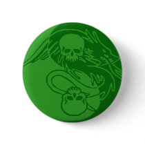 Yin Yang Skulls 4 buttons by fstasu55 Yin Yang Skulls 4 buttons