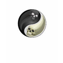Yin Yang Skulls t-shirts