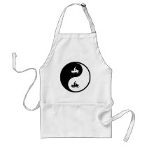 Yin Yang Snowmobiling aprons by whatitis Yin Yang Snowmobiling aprons