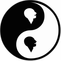 Yin Yang Speech Therapy photo sculptures by whatitis Yin Yang Speech Therapy photo sculptures