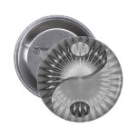 Yin Yang spiral design button