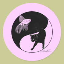 Yin Yang Sticker