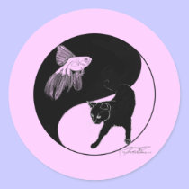 Yin Yang Sticker stickers