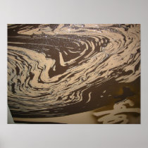 "Yin Yang Swirl" posters
