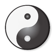 Yin Yang Symbol: Fridge Magnets