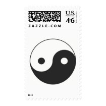 YIN & YANG SYMBOL POSTAGE STAMP