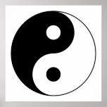 Yin Yang Symbol Posters