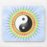 Yin Yang Symbol &amp; Spiral Design: Mousepad