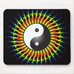 Yin Yang Symbol &amp; Spiral Design: Mousepad