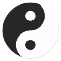 Yin Yang Symbol Sticker