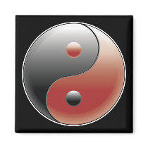 Yin Yang Symbol - Yin Yang Sign Refrigerator Magnets