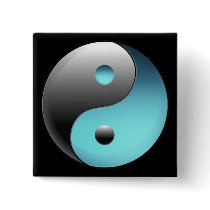 Yin Yang Symbol - Ying Yang Sign Pinback Buttons