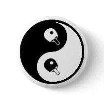 Yin Yang Table Tennis Pins