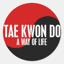Yin Yang Tae Kwon Do 1 Sticker