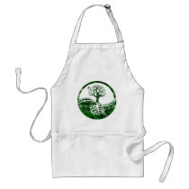 Yin Yang Tree aprons