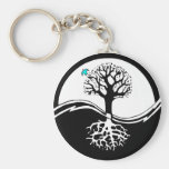 Yin Yang Tree Key Chains