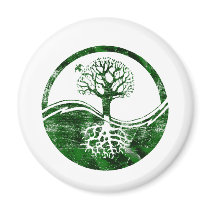 Yin Yang Tree Refrigerator Magnets