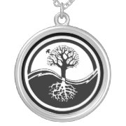 Yin Yang Tree Necklace necklace