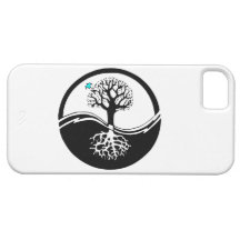 Yin Yang Tree Of Life Black & White iPhone 5 Cover