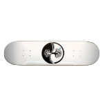 Yin Yang Tree Of Life Black & White Skate Board Decks