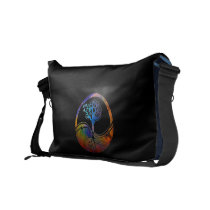 Yin Yang Tree Rickshaw Messenger Bag