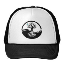 Yin Yang Tree Trucker Hat