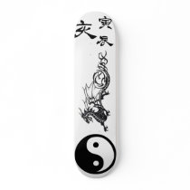Yin Yang Tribal Skateboard