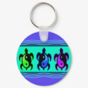 Yin Yang Turtles Keychain