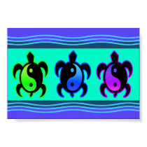 Yin Yang Turtles Posters