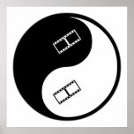 Yin Yang Video Editing Print