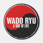 Yin Yang Wado Ryu 1 Refrigerator Magnet