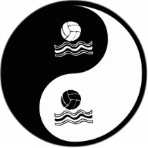 Yin Yang Water Polo photo sculptures by whatitis Yin Yang Water Polo photo sculptures