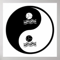 Yin Yang Water Polo Posters