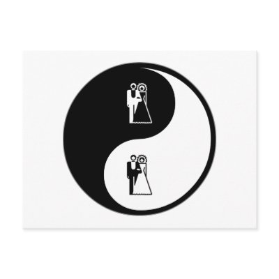 Yin Yang Weddings Post Card